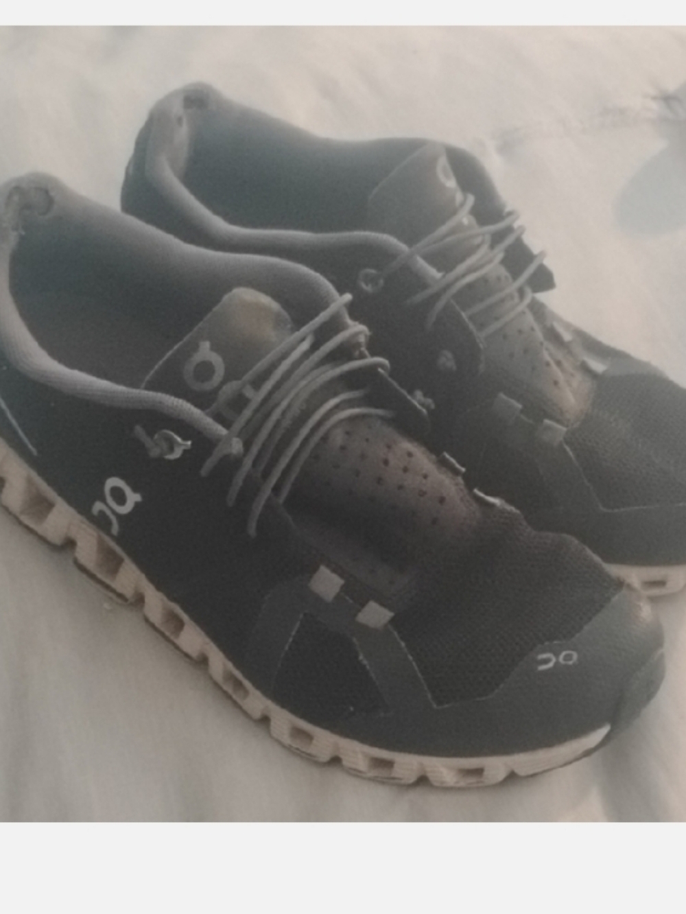 On Running  Black & White Athletic Running Shoes